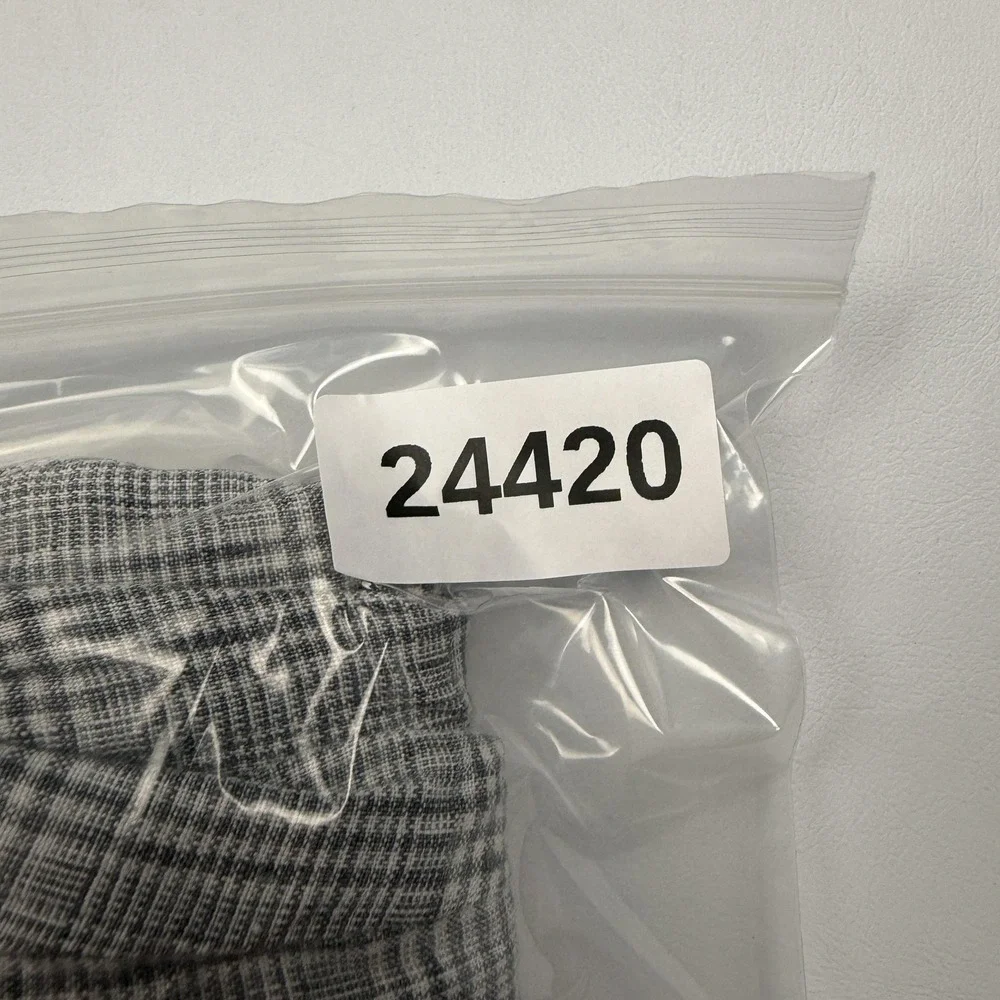Suitsupply Dress Pants Mens 36x28 Gray Linen Plaid Brescia Int Summer Office